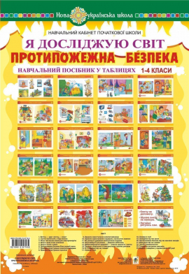 Протипожежна безпека посібник у таблицях 1-4 клас