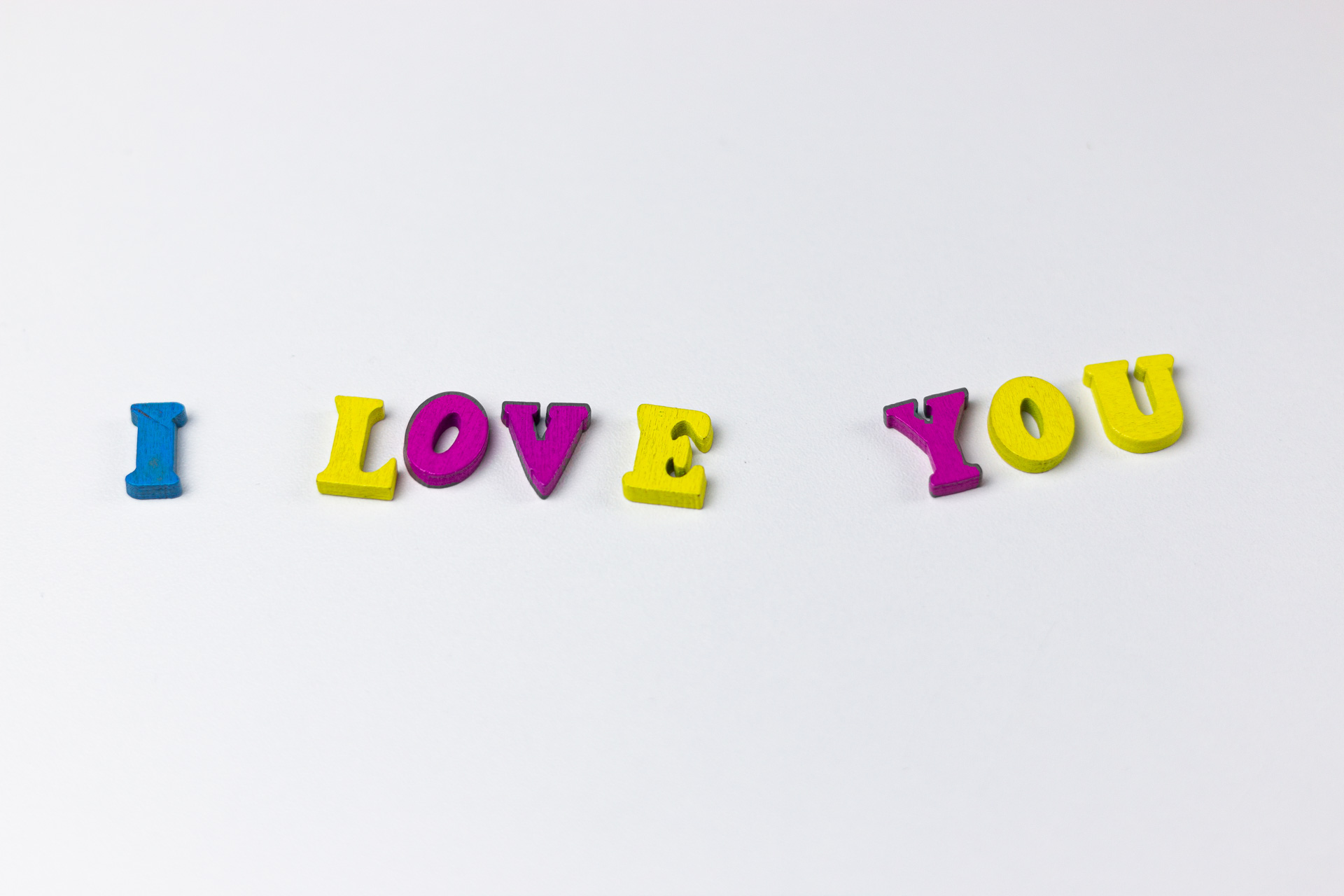 Декор  I love you
