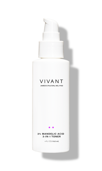 Vivant Skin Care - Тонізуючий засіб 3 в 1 з 3% мигдальної кислоти