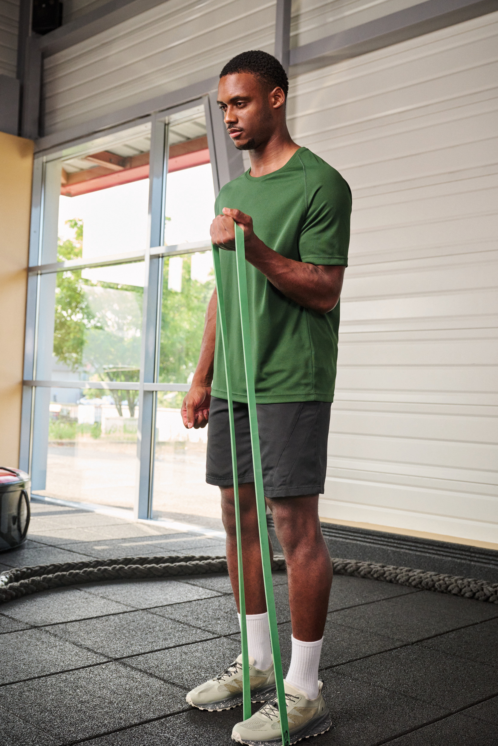 T-shirt de sport manches courtes avec logo club imprimé coeur