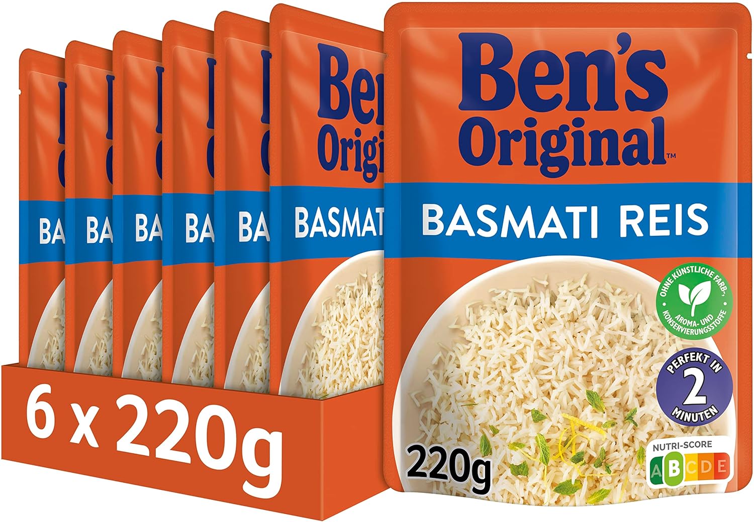 Ben's Original Express Reis Basmatireis Миттєвий Рис Басматі 220 г - 1 шт