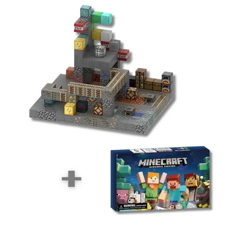 Святковий набір : Фортеця з пастками та таємницями 224 дет. + Адвент календар Hyperpix Edition 24 шт.