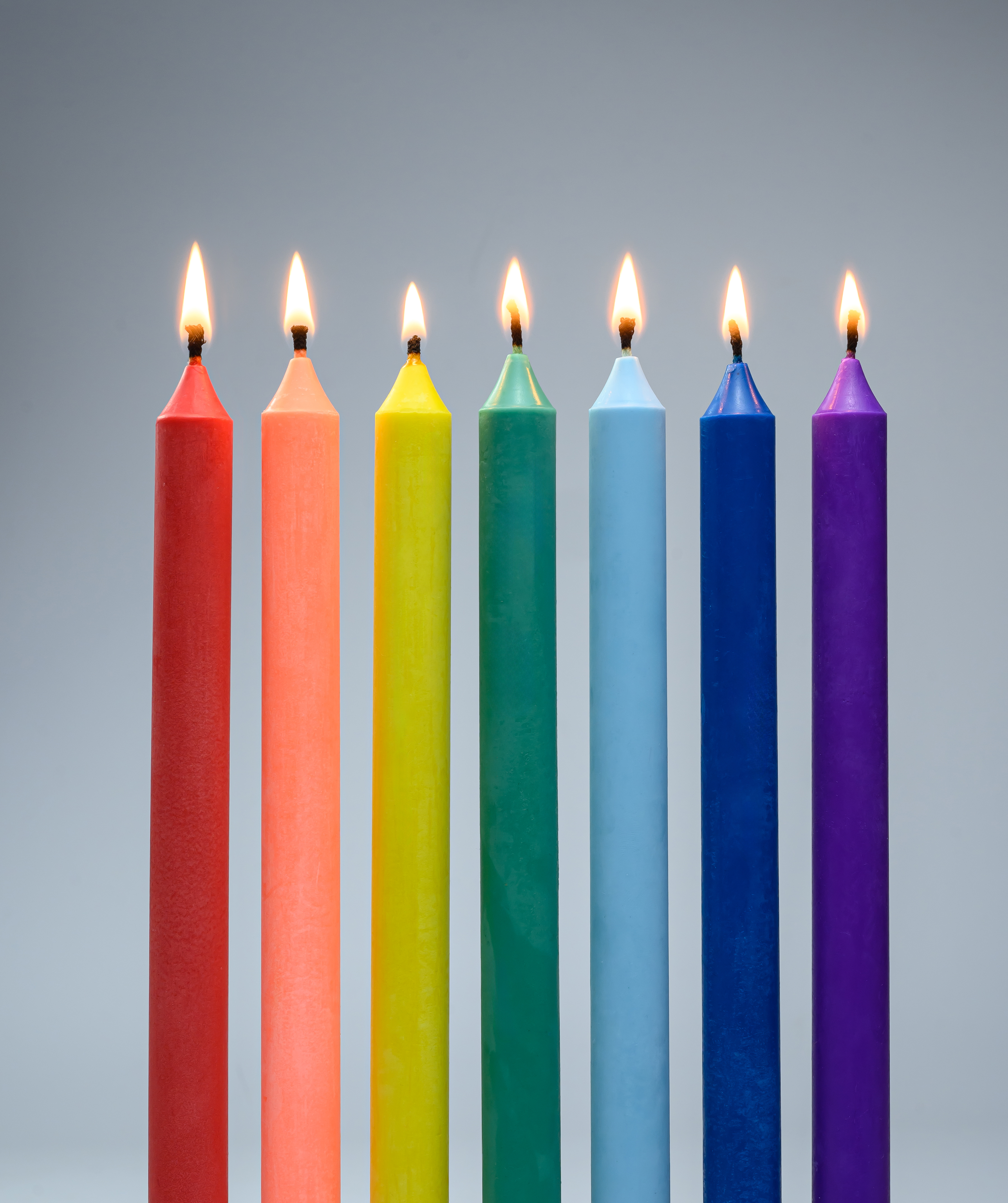 Solid Pride Taper Candle, 1 Candle