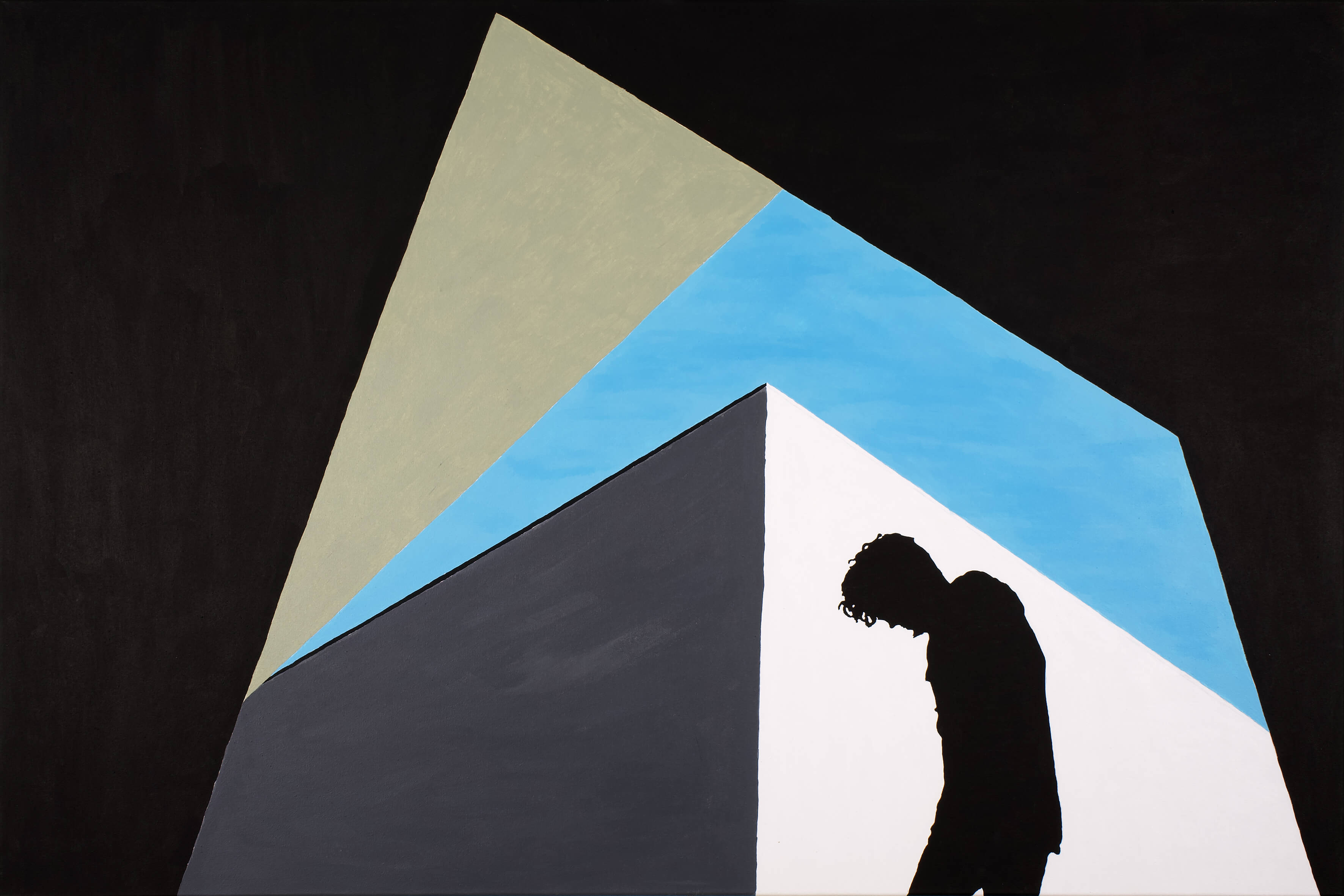 Internal_3, 80x120 cm, original acrylic painting on canvas
