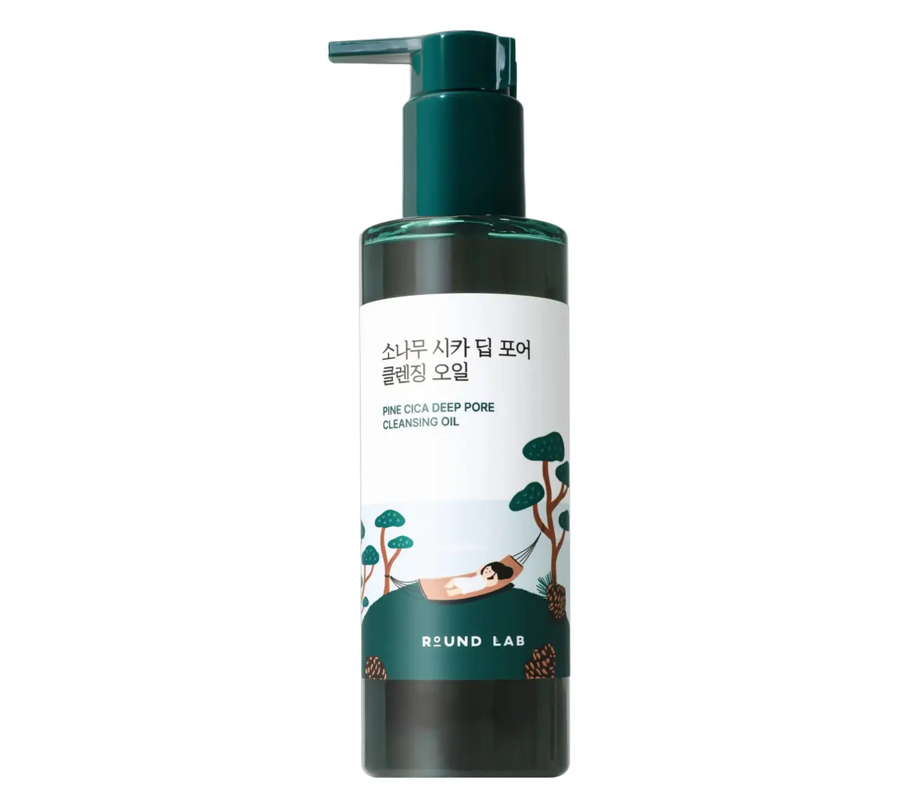 Гідрофільна олія для глибокого очищення пор ROUND LAB Pine Cica Deep Pore Cleansing Oil 200 мл
