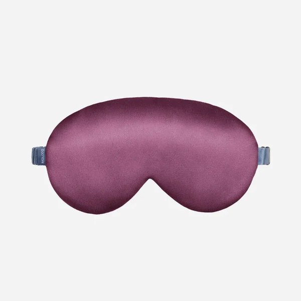 Шовкова маска для сну - MOLODO сливового кольору