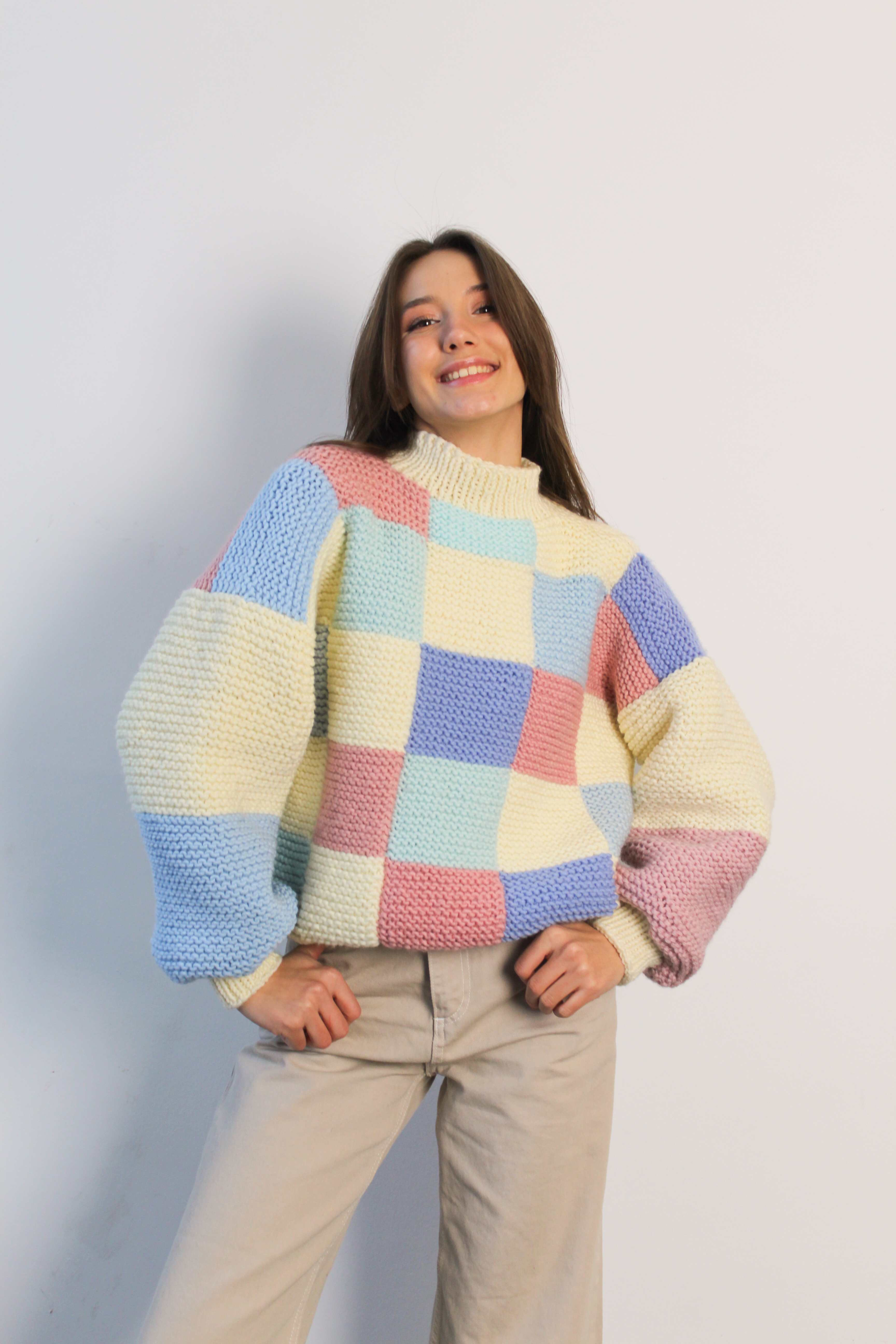 Светр Oversize Patchwork (виготовлення до 5 днів) 