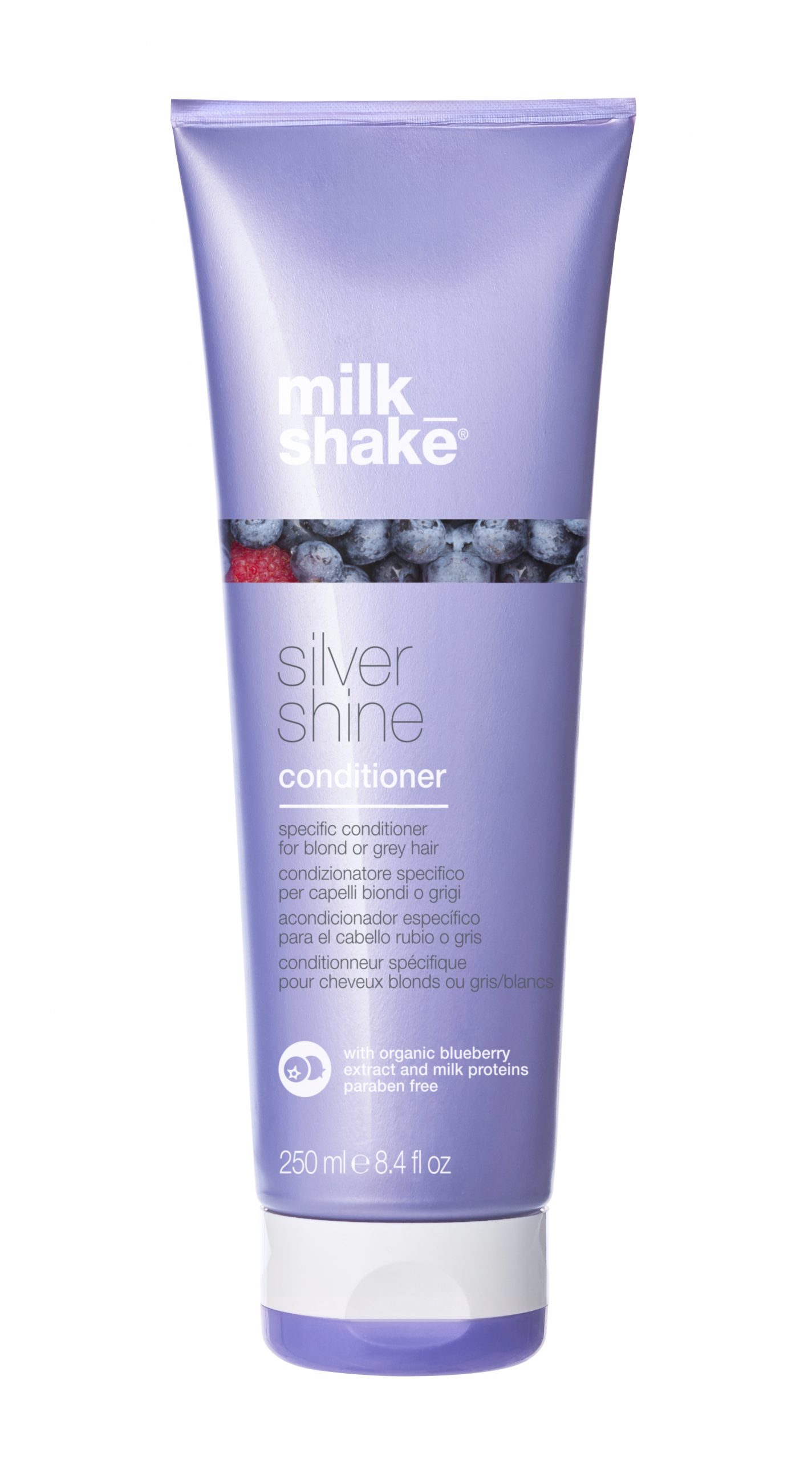Milk Shake Silver Shine Кондиціонер для нейтралізації жовтих тонів на світлому волоссі, 300 ml-copy