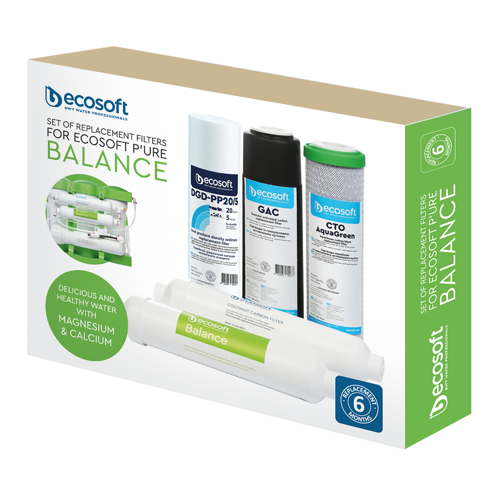 Комплект картриджів Ecosoft P'URE Balance "6 міс" (CHV5PUREBAL)