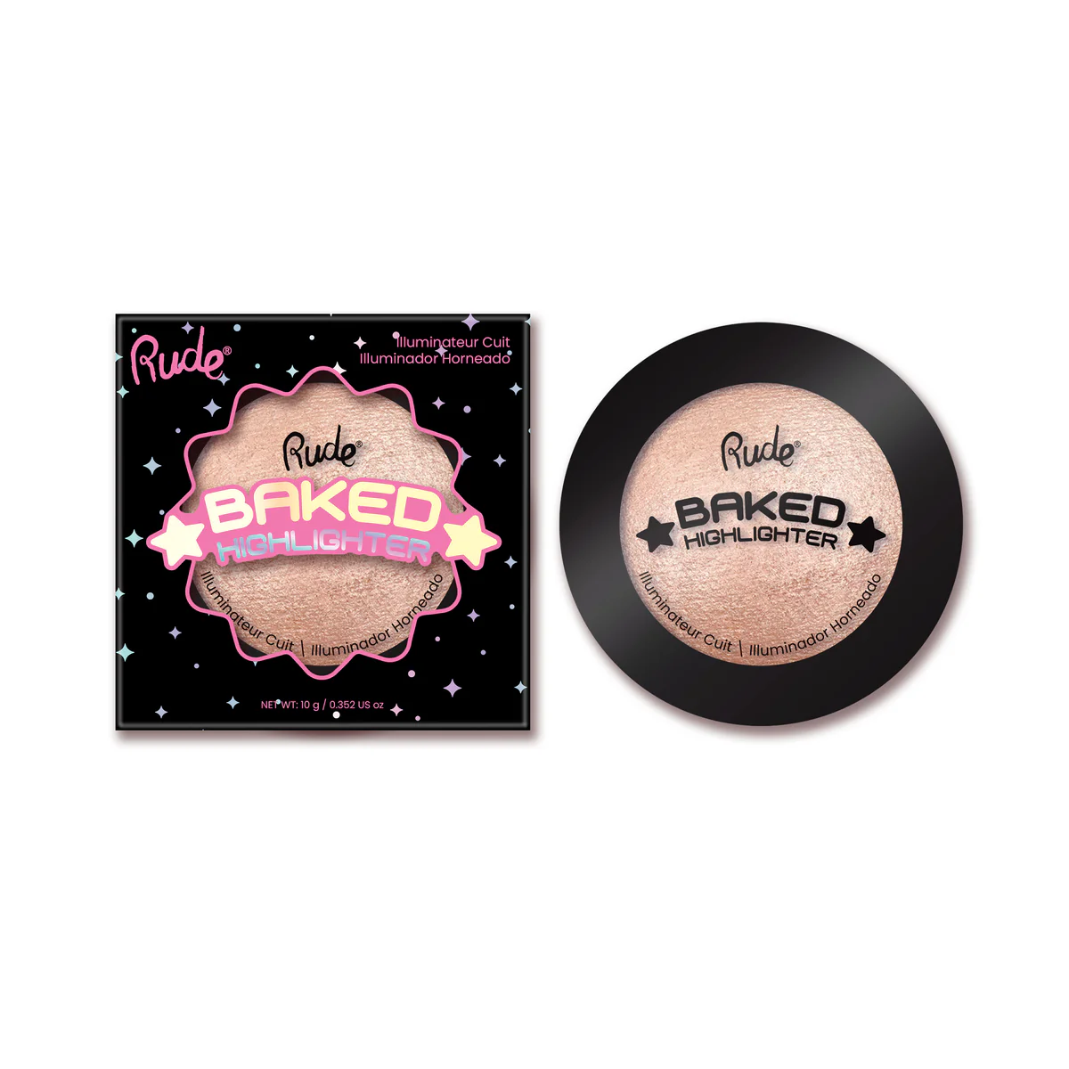 Хайлайтер Rude Cosmetics Baked Highlighter