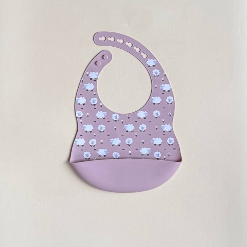 Силіконовий нагрудник принт 