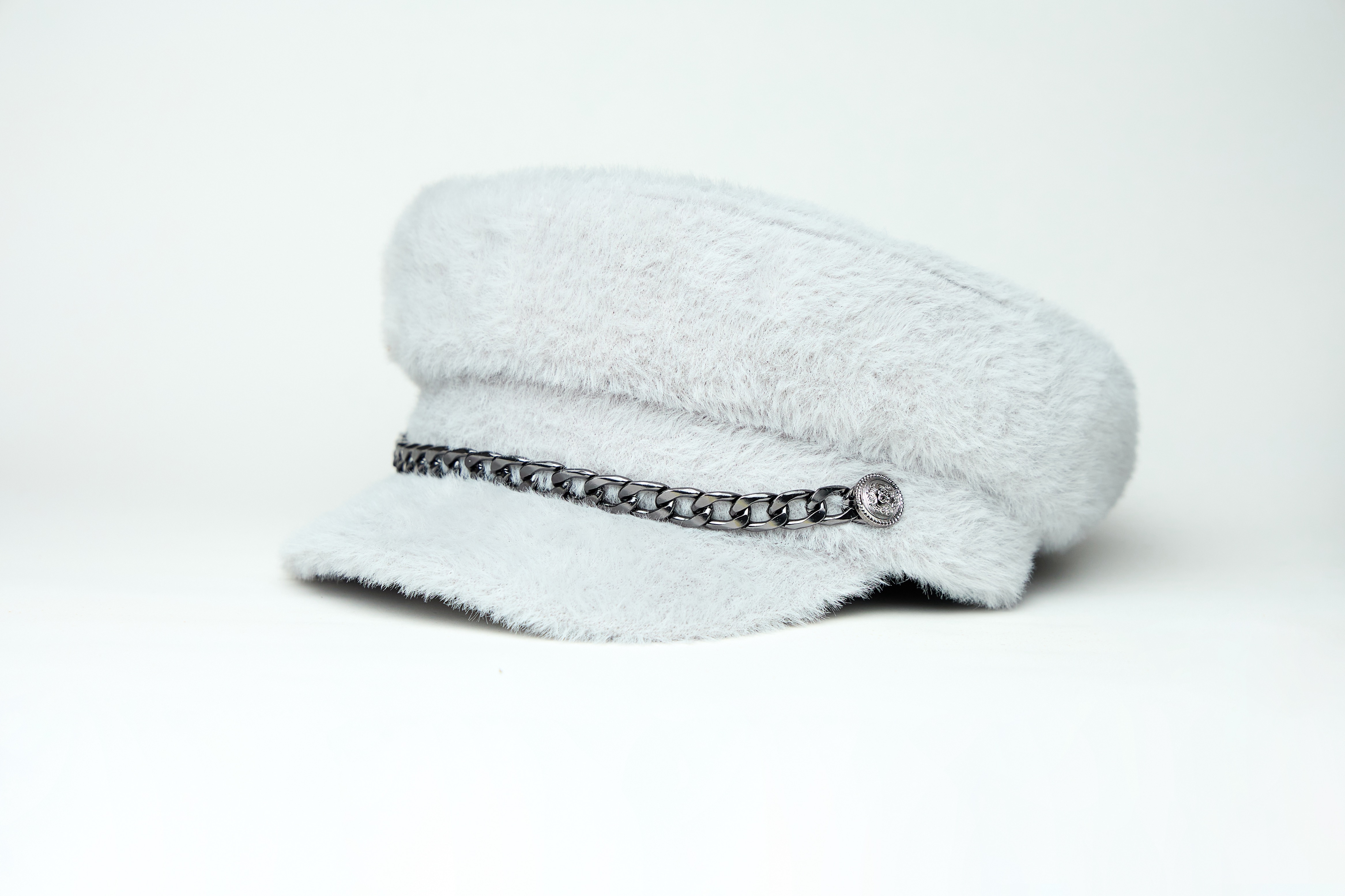 Картуз Жіночий Зимовий Світло-Сірий