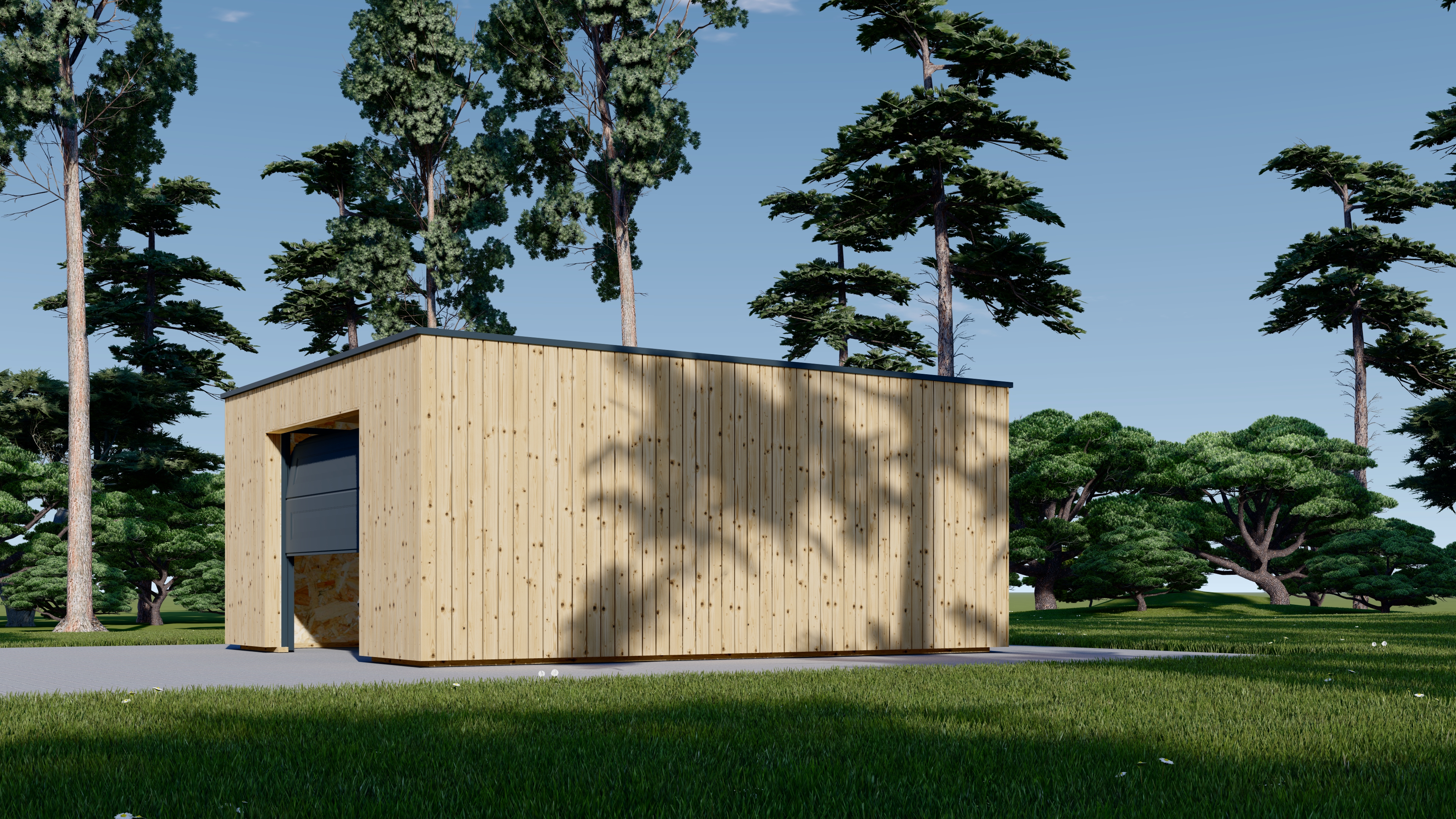 Garaje de madera Via 1