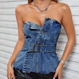 Cute And sexy Tube Tops Tor Petite Women | Sexy Backless Tube Top