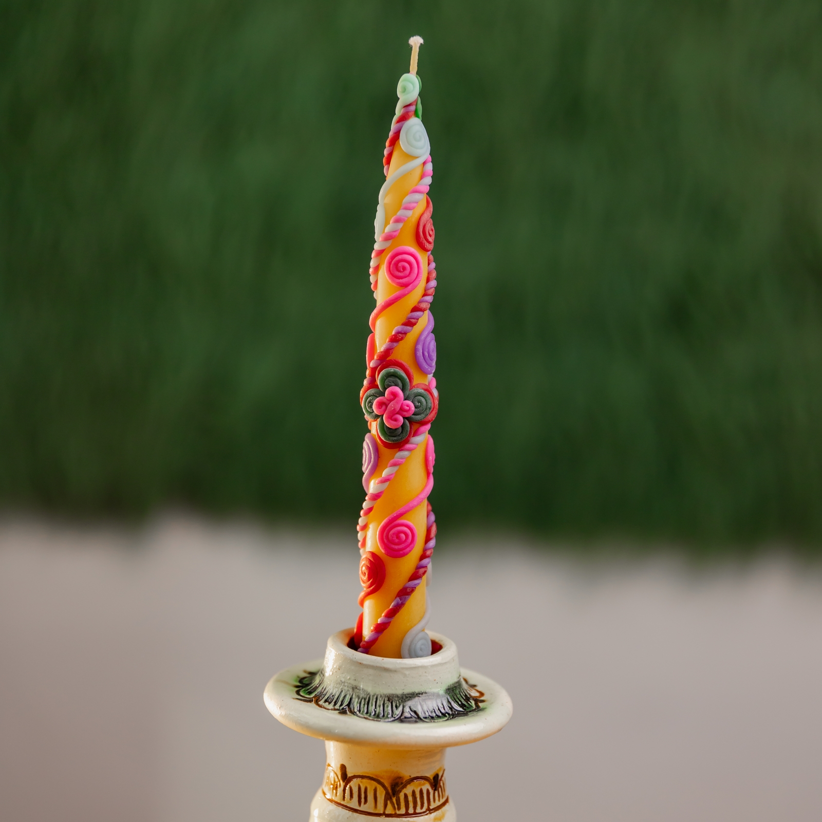 Свічка "Квітнедар", 19 см