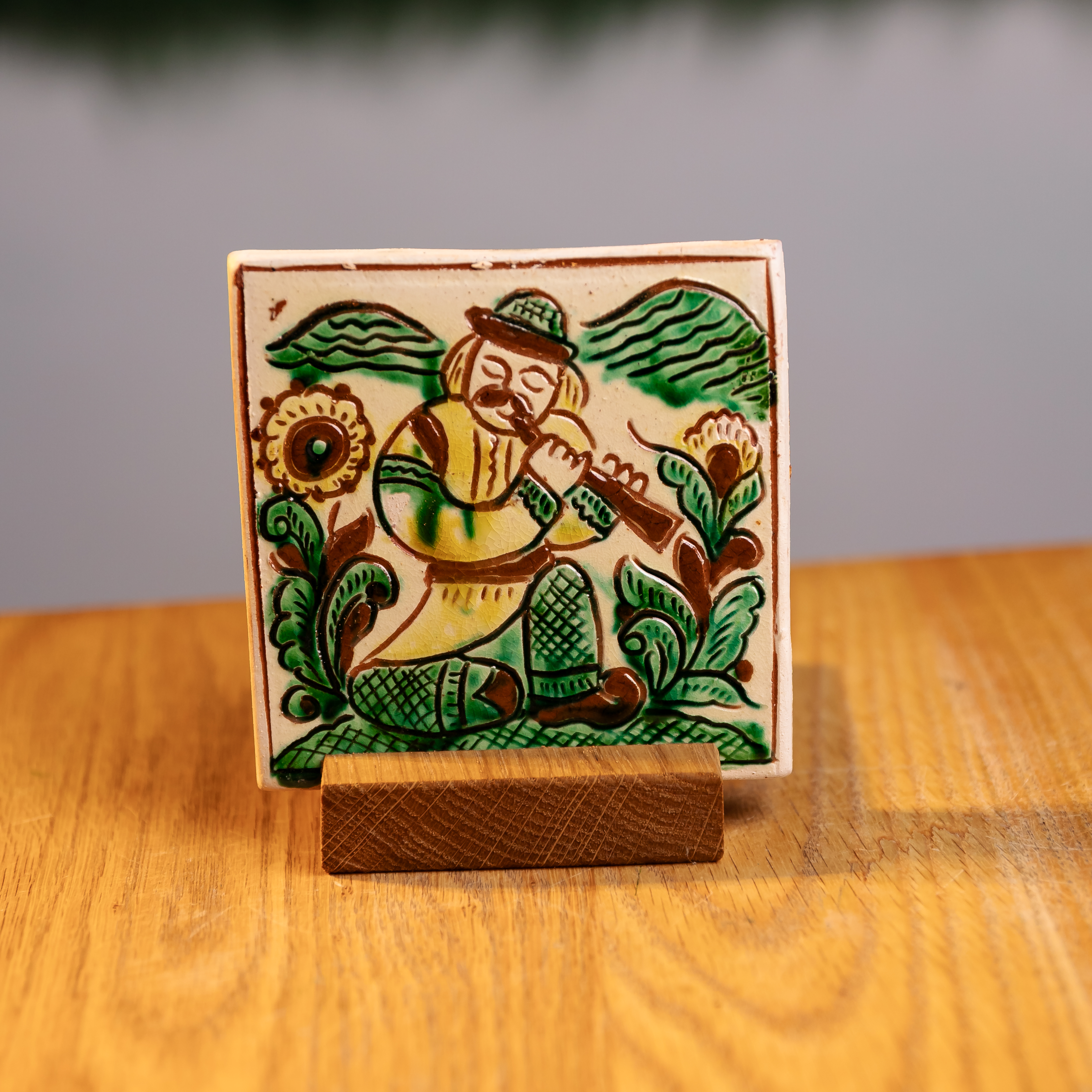 Керамічна плиточка "Гуцул", 10*10 см