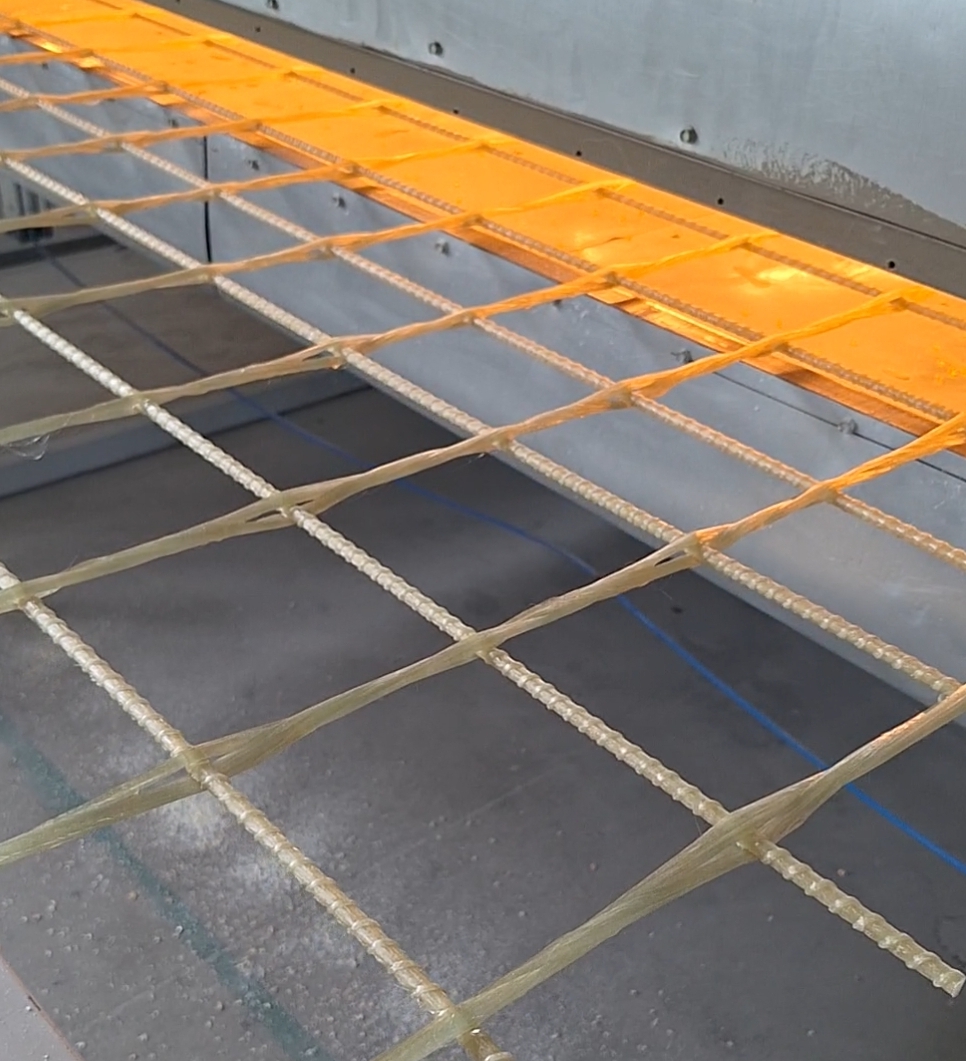 Композитна сітка великого діаметру REBAR MESH д8х250х250