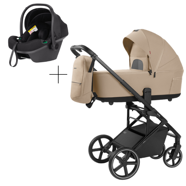 Коляска універсальна CARRELLO Alfa CRL-6522 3в1 Natural Beige