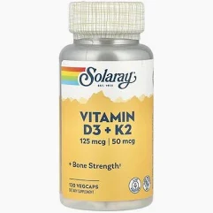 Solaray Vitamin D3 + K2 5000IU
