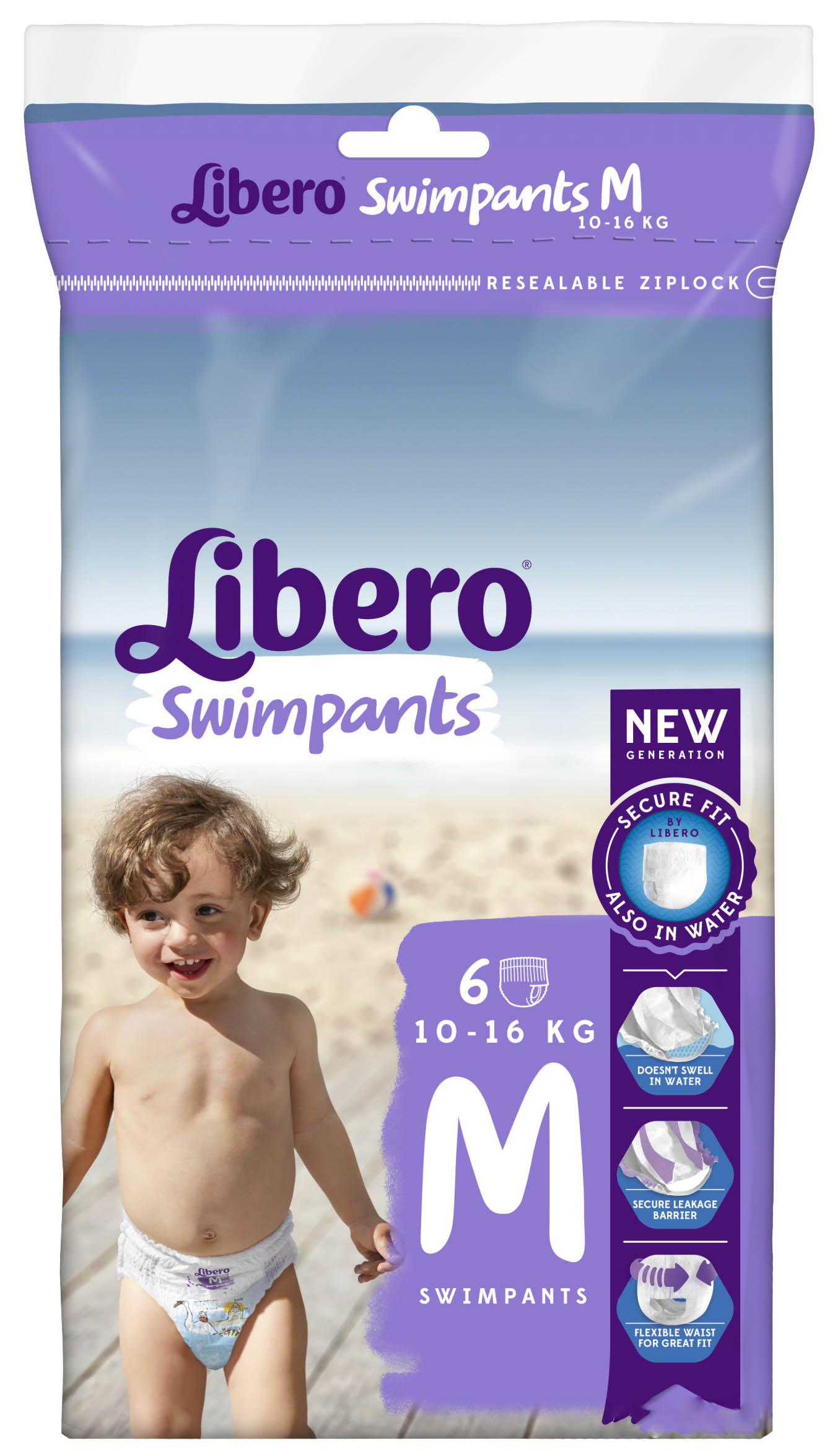 Підгузки-трусики Libero Swimpants Medium 6 шт