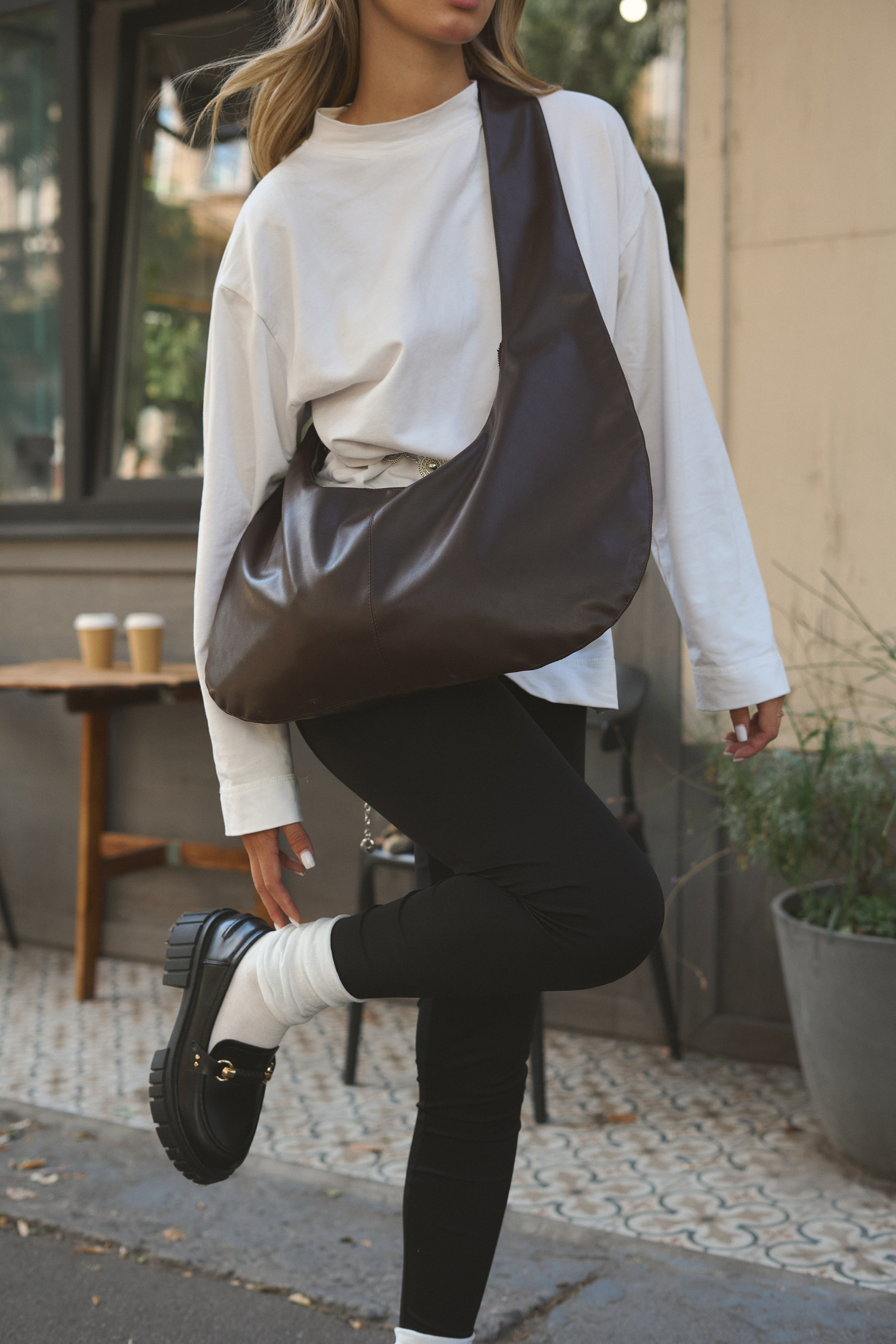MOLLY-bag LONG chocolate