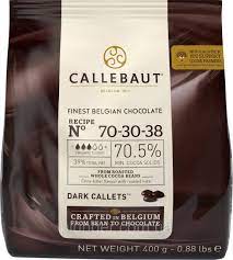 Шоколад чорний 70-30-38 70,5 % TM Callebaut 0,4 кг