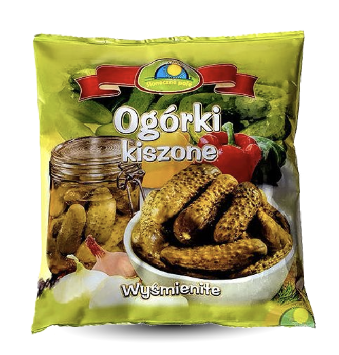 🇵🇱 "Sloneczne Pole" Pepinillos en salmuera bolsa.