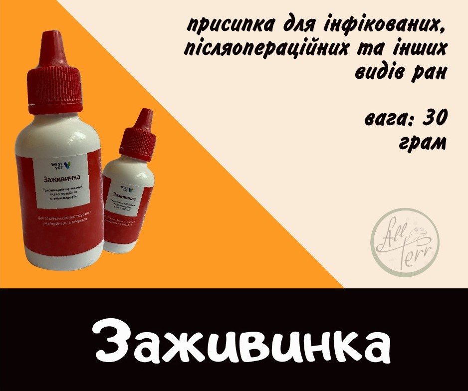 Антибактеріальна присипка Заживинка 30 г