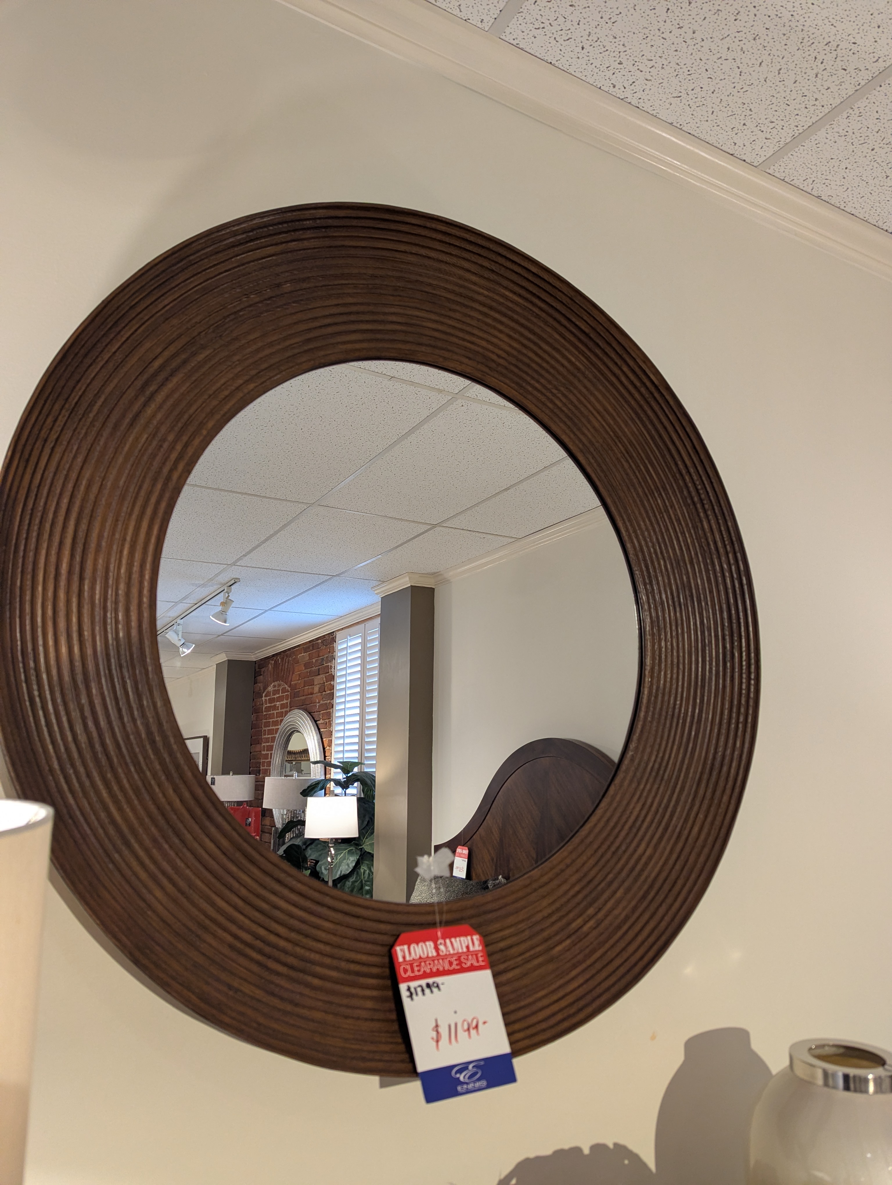 Century Reeded Mirror