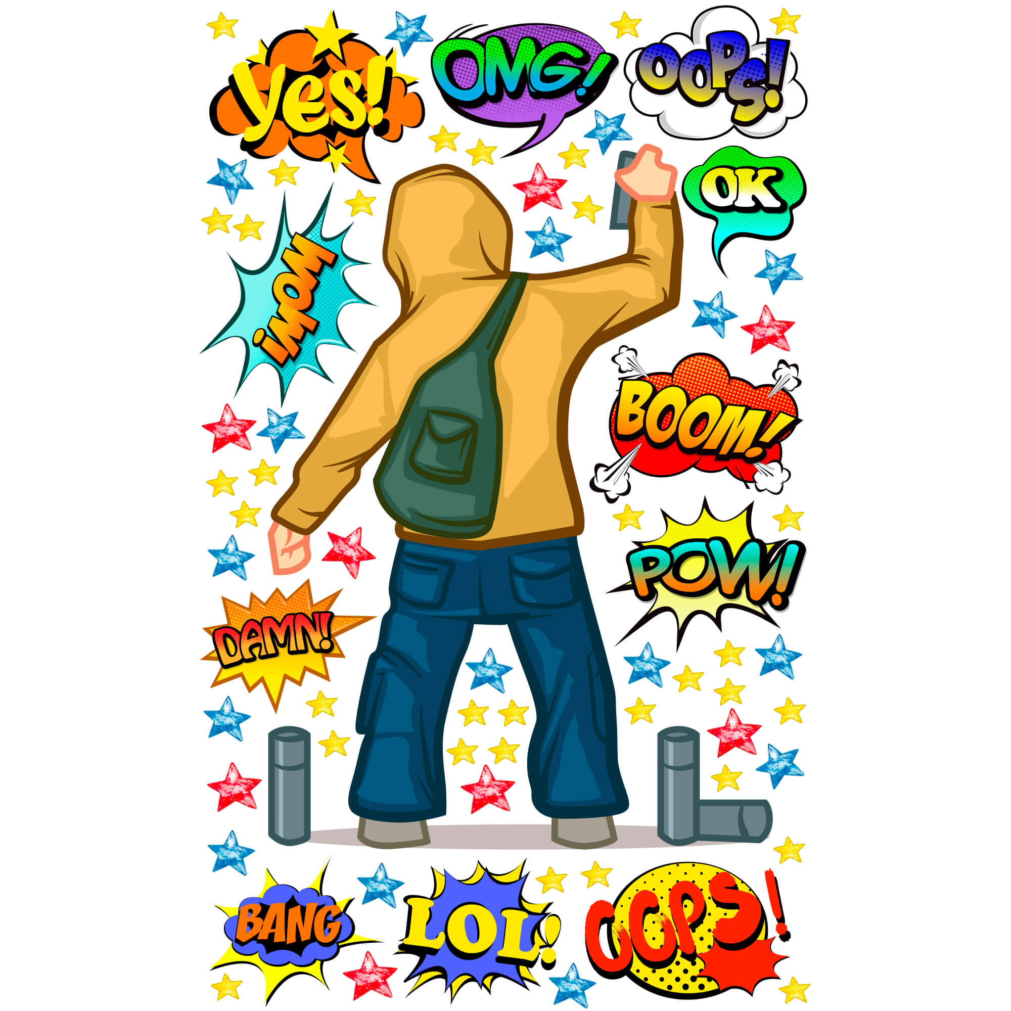 Наліпки "Графиіті"