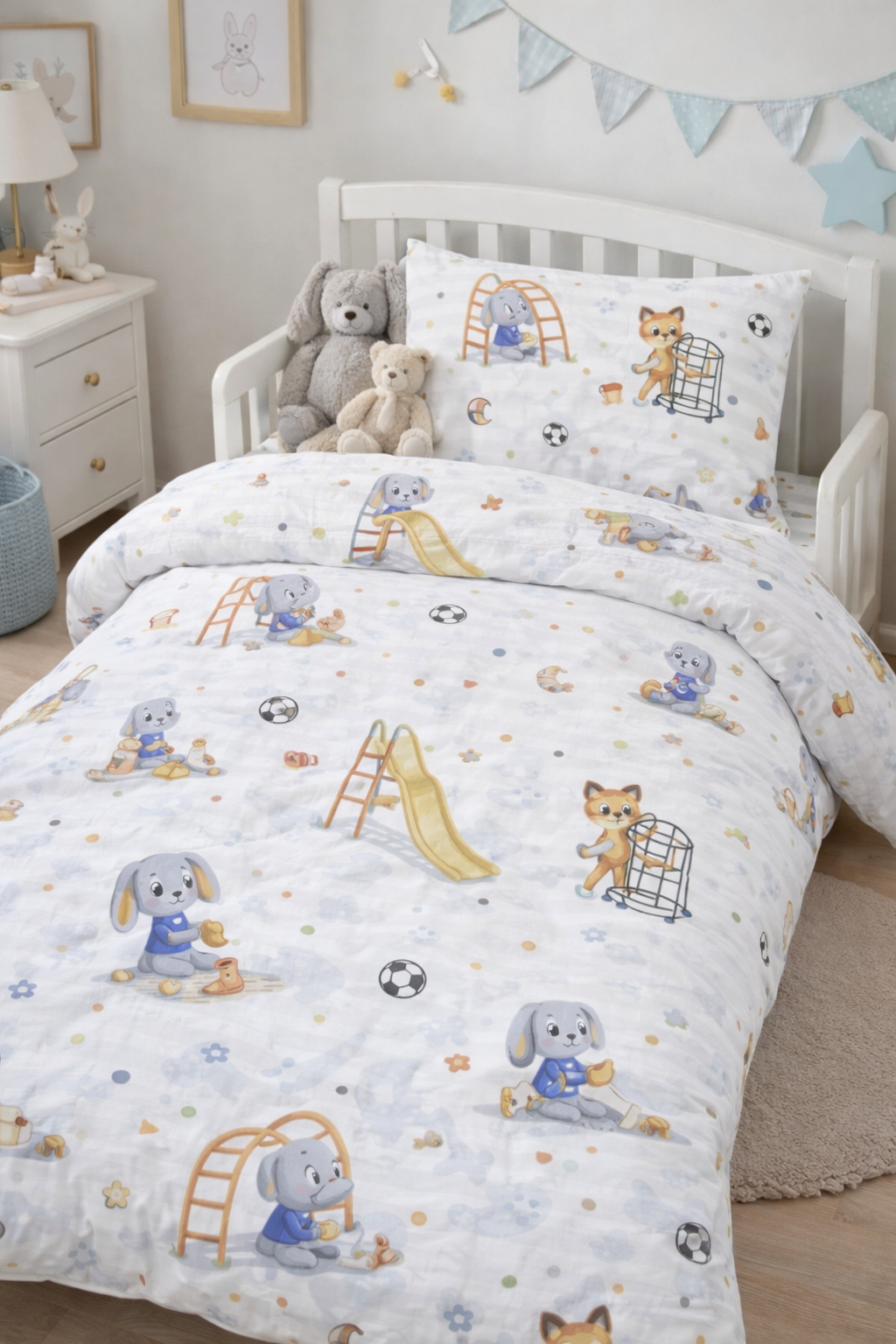 Постільна білизна для хлопчиків ранфорс прінт  "Маленькі індианці"