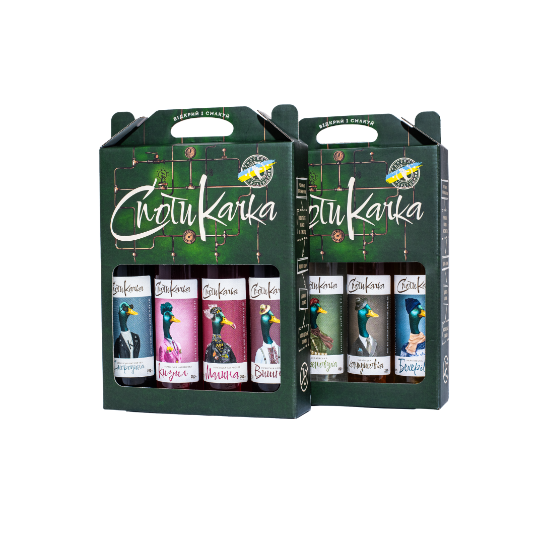 Подарунковий набір наливок «СпотиКачка»