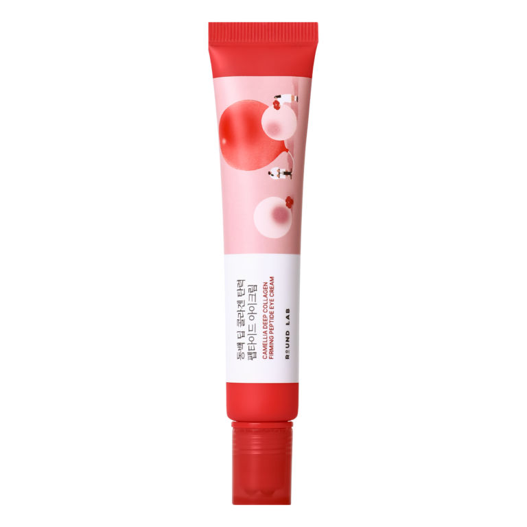 Крем для шкіри навколо очей з пептидами Round Lab Camellia Deep Collagen Firming Peptide Eye Cream 30 мл