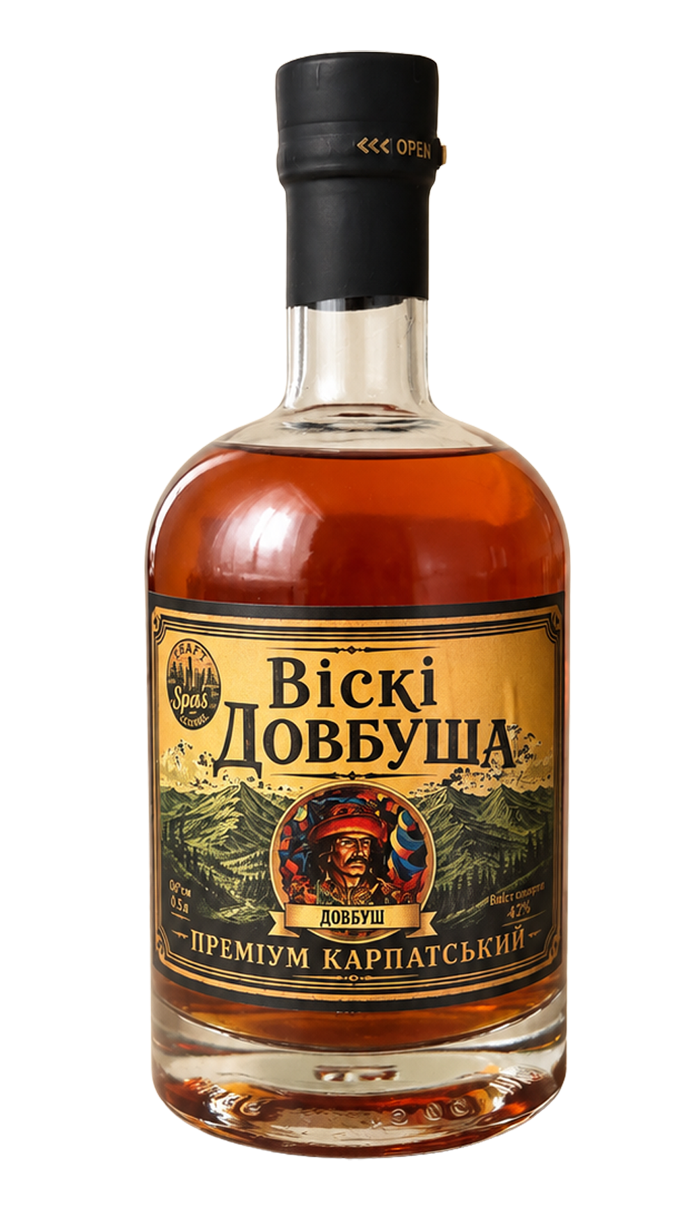 Горілка «Віскі Довбуша» 0.5л 42%