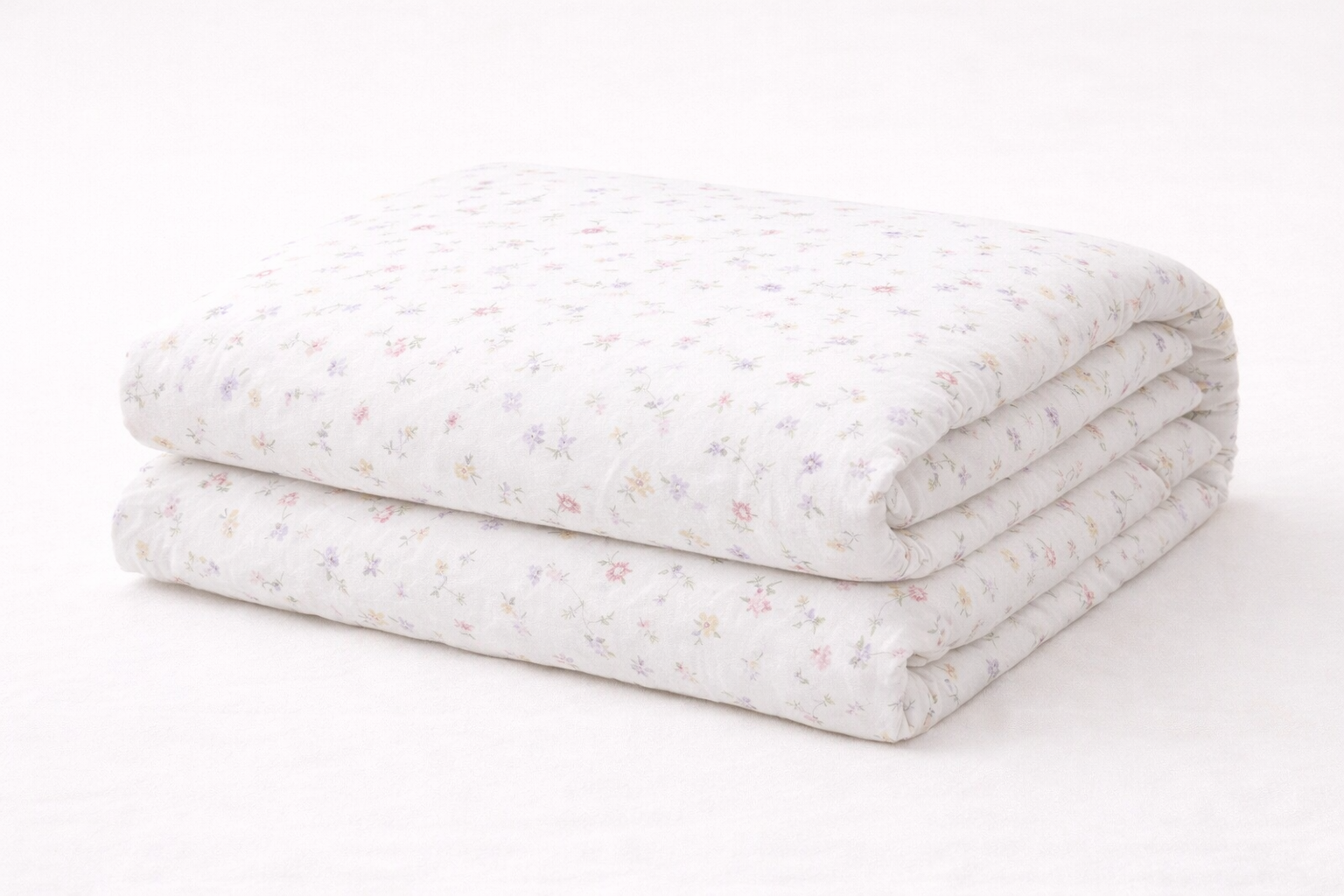 Підковдра  ранфорс принт "Червона дрібна  квітка "