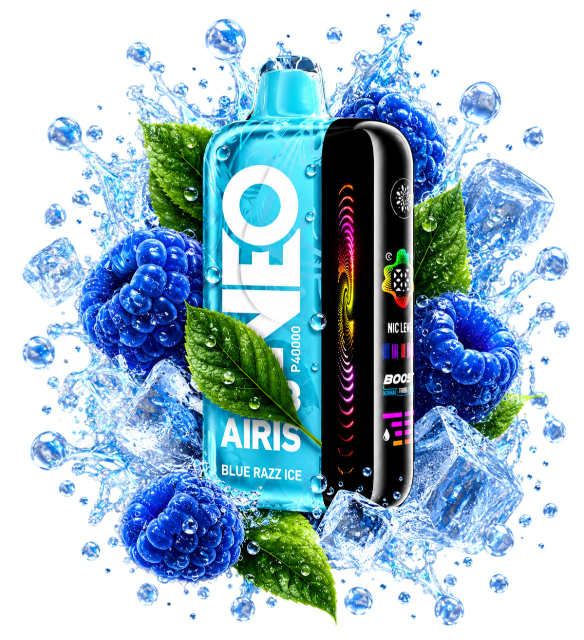 Аiris NEO P40000 Blue Razz Ice (Свіжі Ягоди Лід)