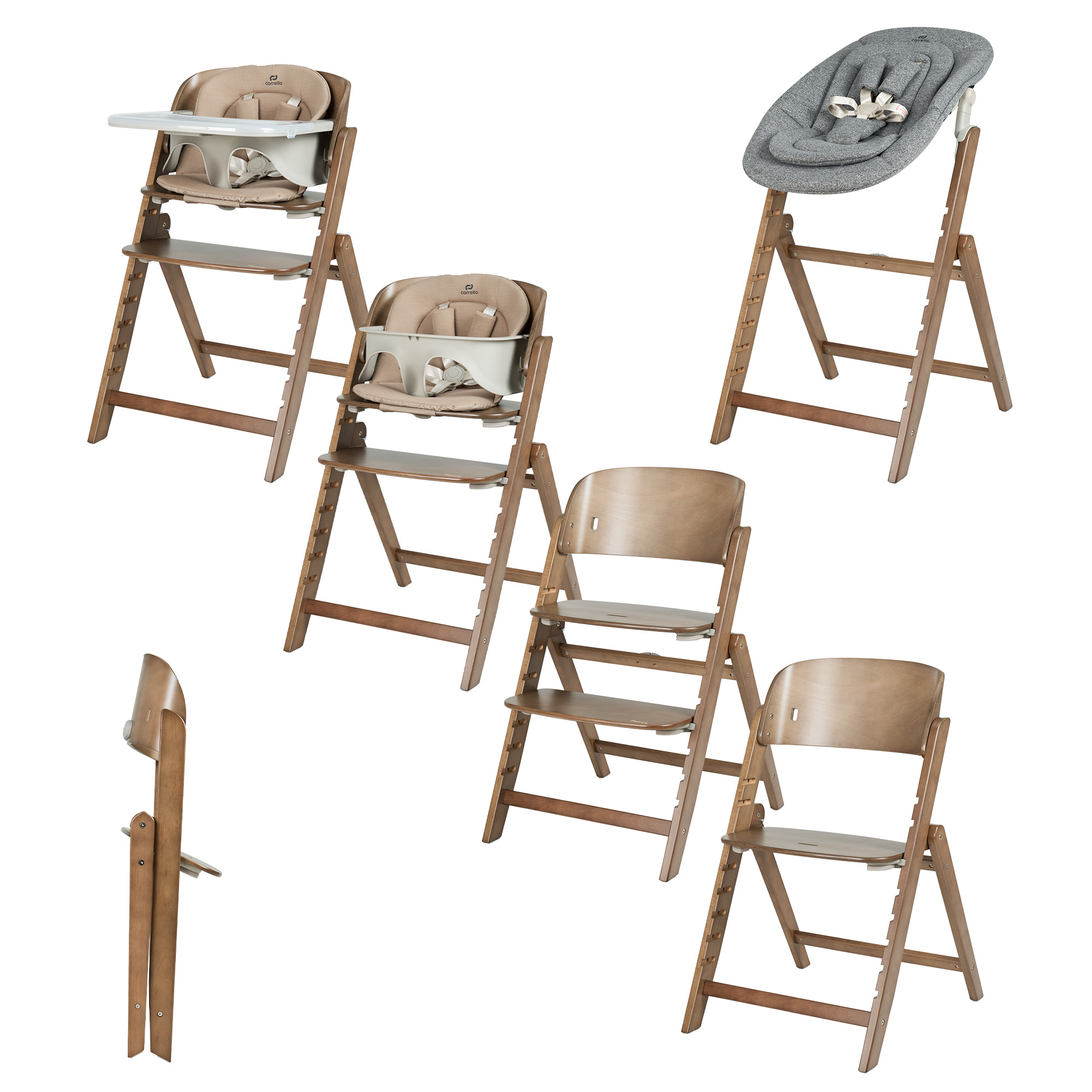 Стілець для годування CARRELLO Focus CRL-16801 Sahara Beige
