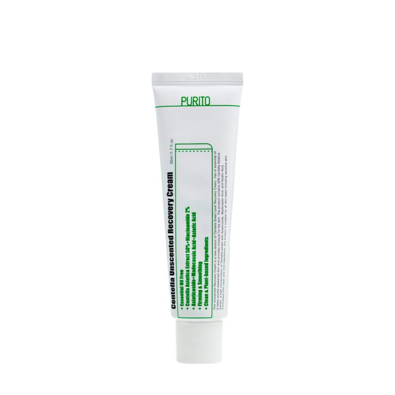 Крем відновлювальний з центеллою без олій Purito Centella Unscented Recovery Cream 50 ml