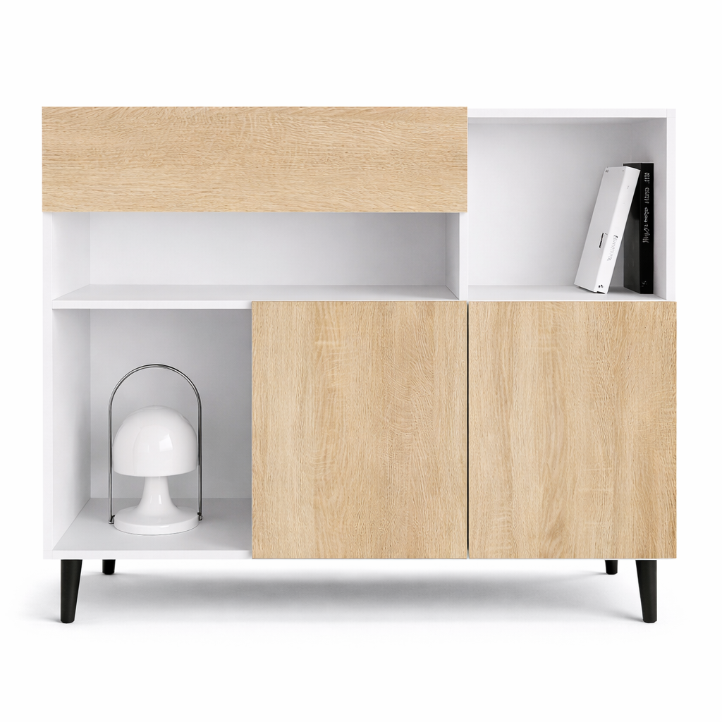 Комод з шухлядою та двома секціями з дверцятами