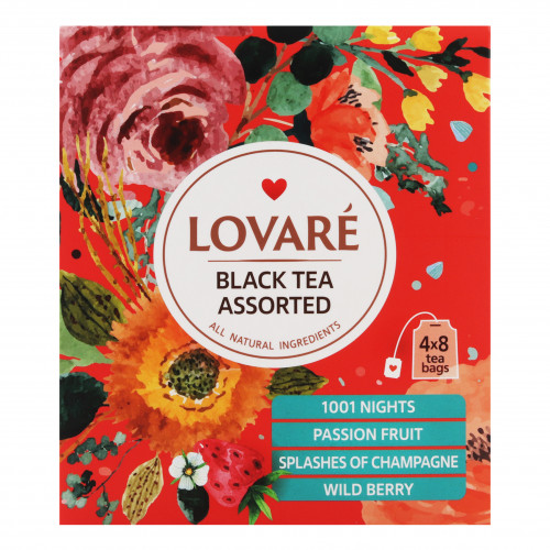 Чай Lovare Assorted чорний 32 х 2г