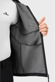 Вітровка AVECS чорна з матеріалу Softshell з капюшоном