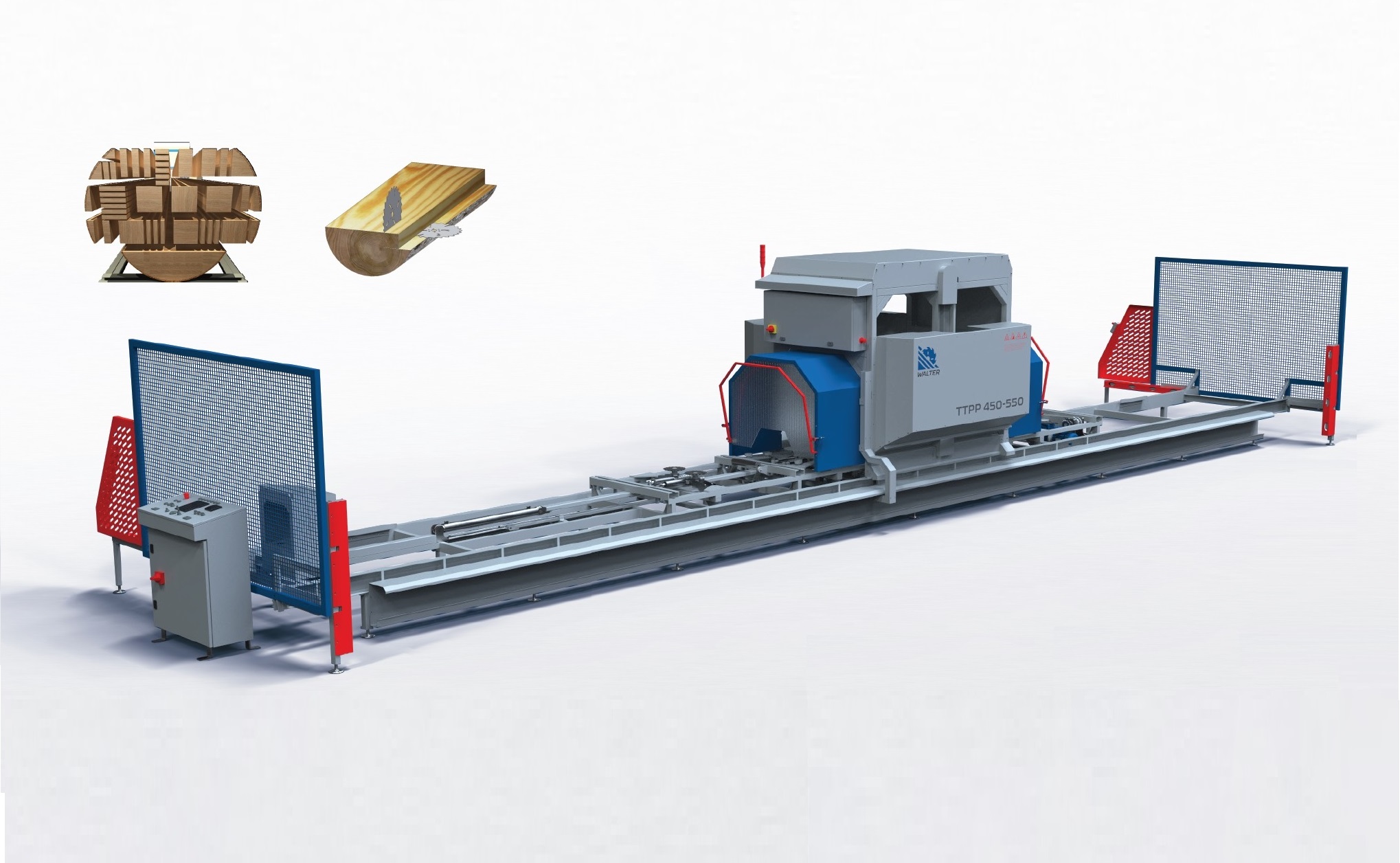 Дисковая угловая пилорама ТТРР 450-700