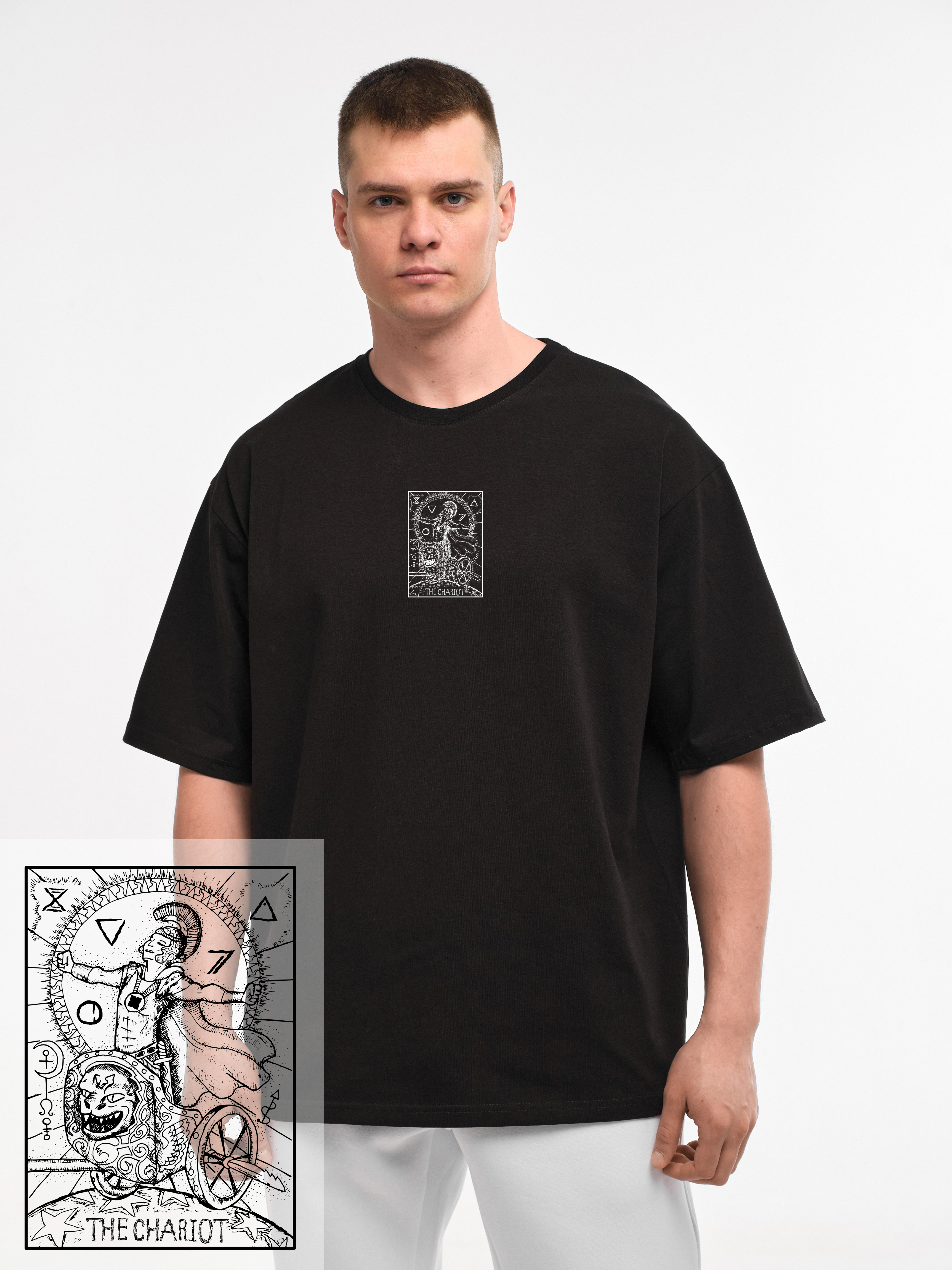 T-SHIRT TAROT "THE CHARIOT" | BLACK EMOTION | XT1