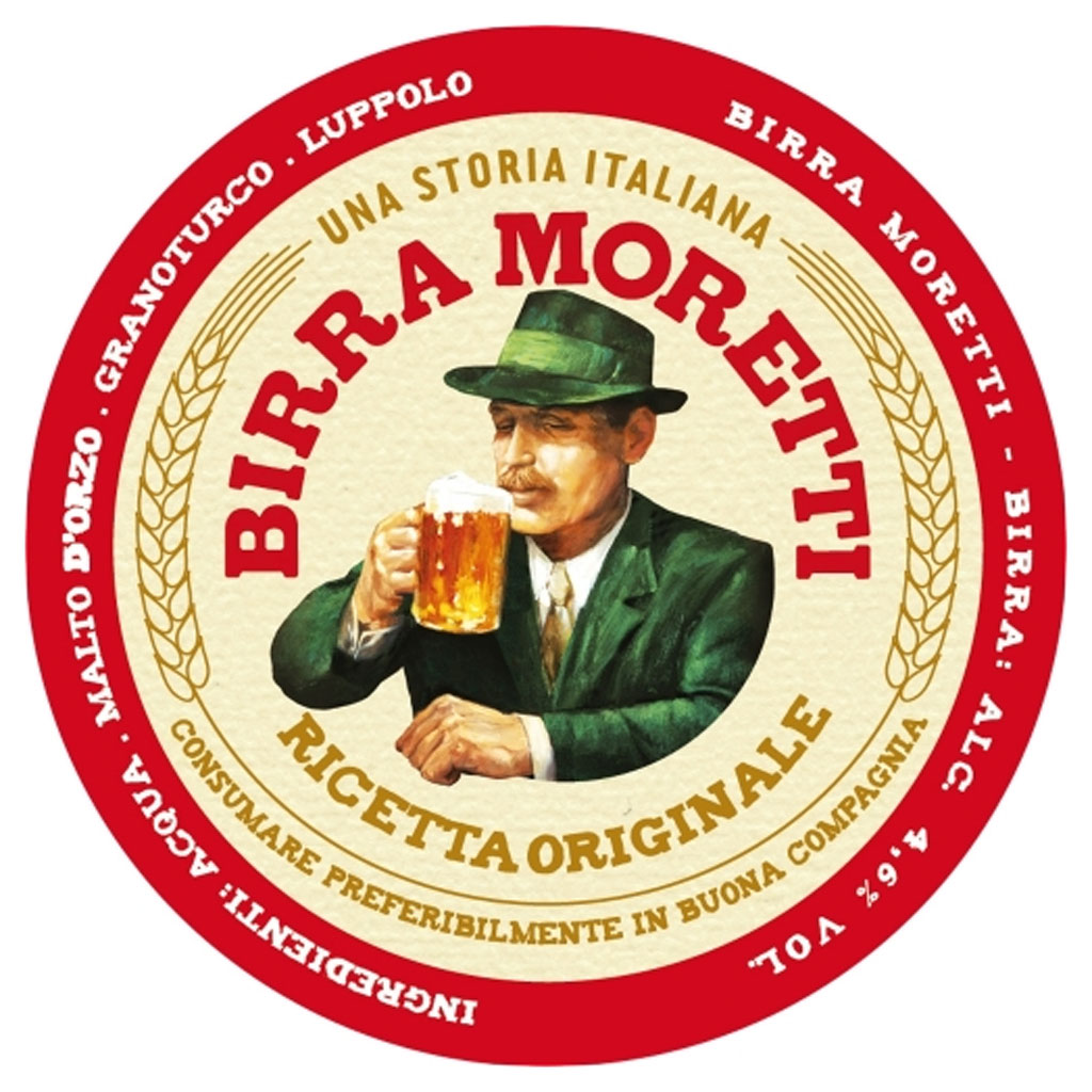 Draught Lager: Birra Moretti:  (88 Pint Keg)