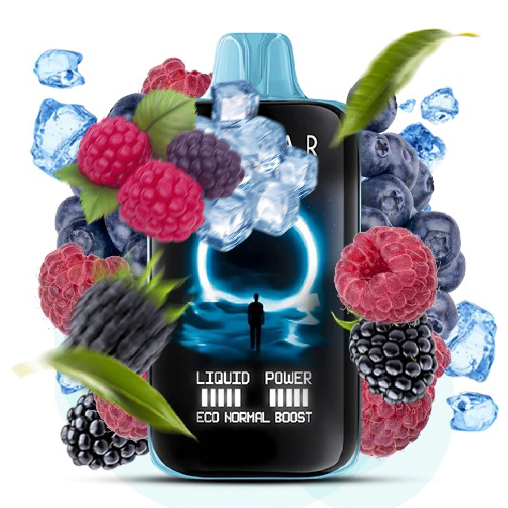 Elf Moon Night 40000 Blue Razz Ice (Cвіжі Ягоди Лід )