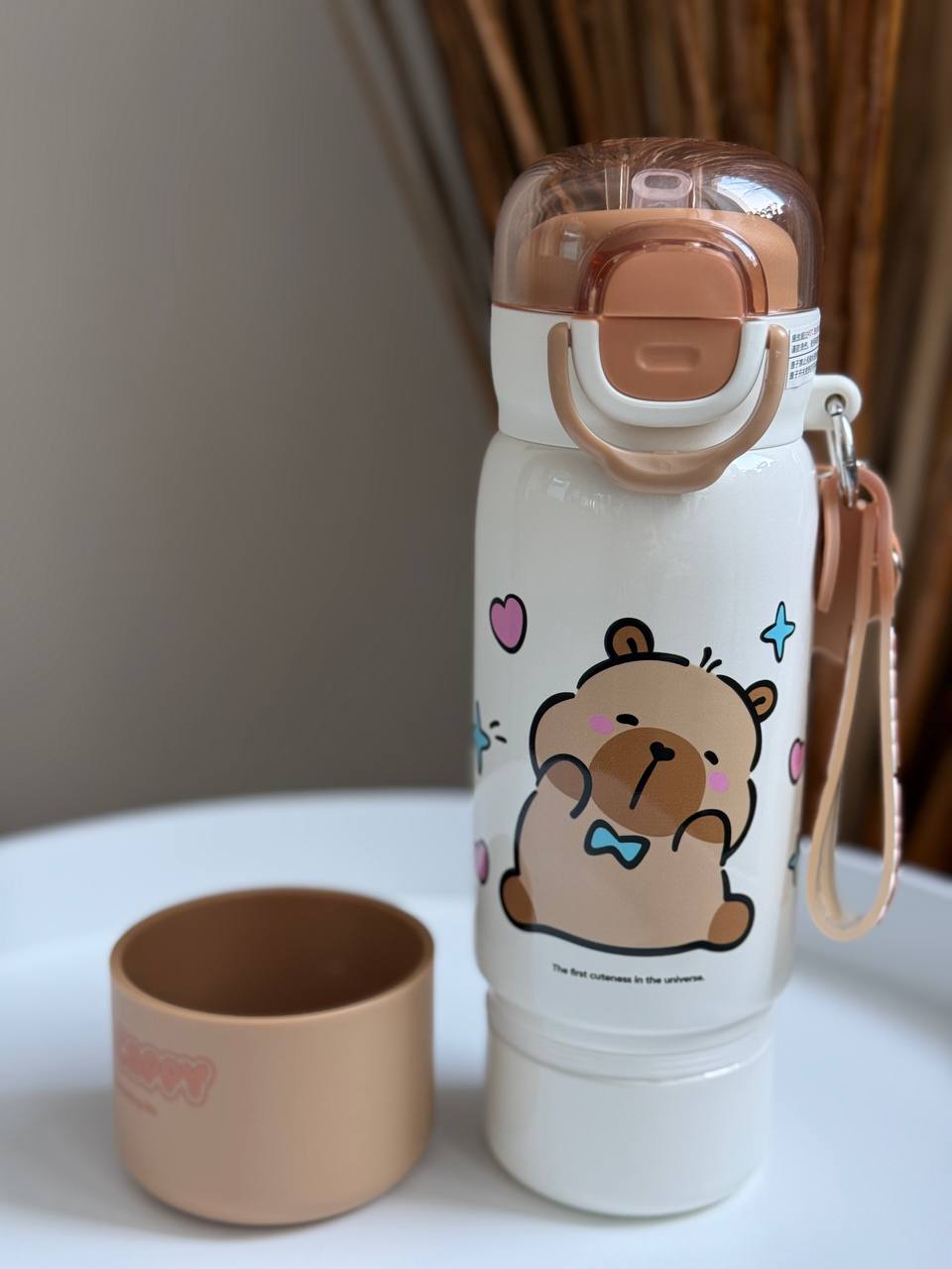 Термоc на 2 положення "Hello Cappy" з шимером