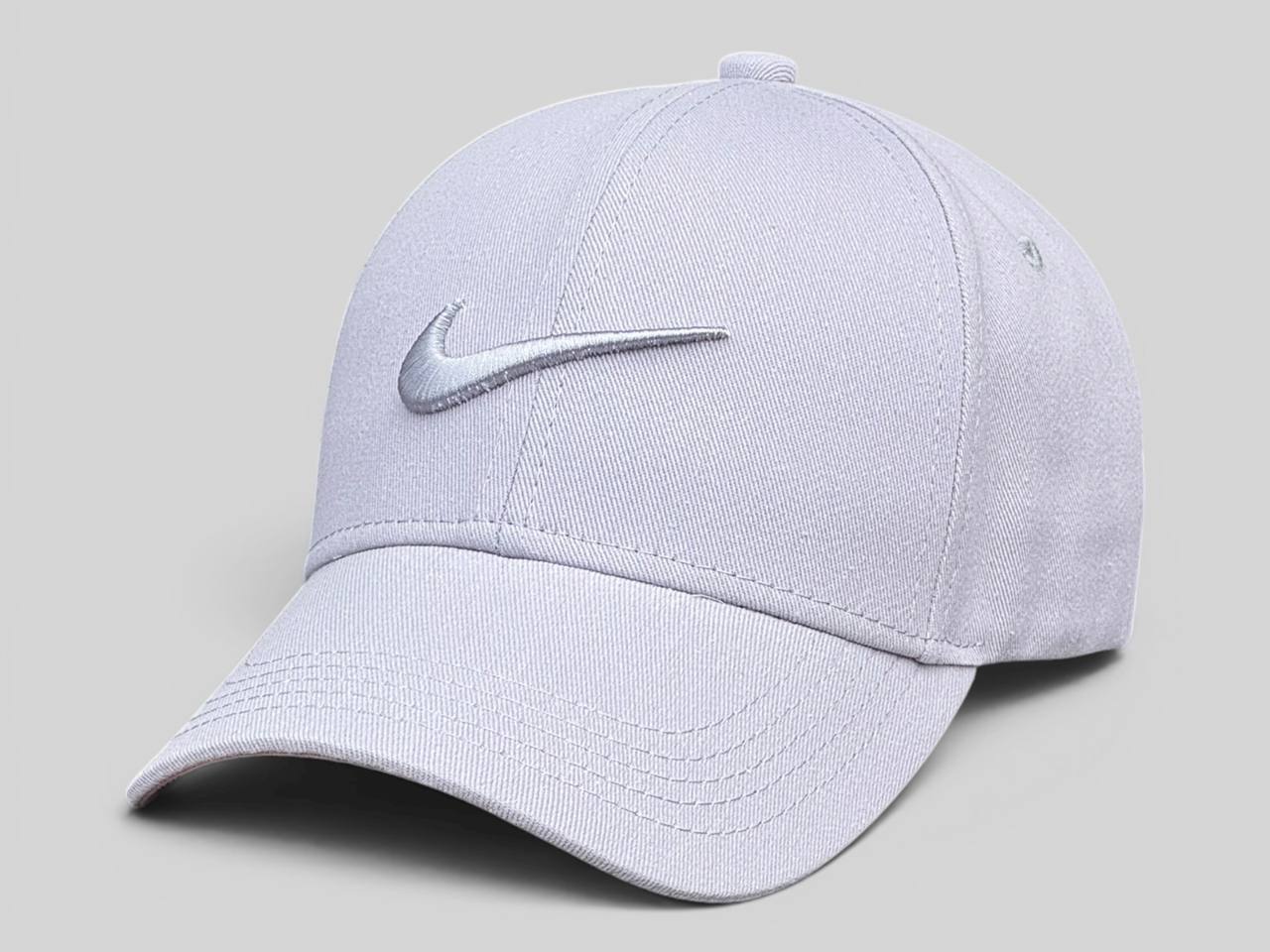 Кепка Бейсболка Nike - Найк Світло Сірий Копія