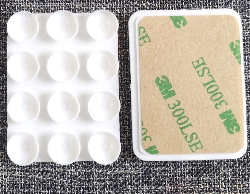 Тримач для телефону з присосками, Білий