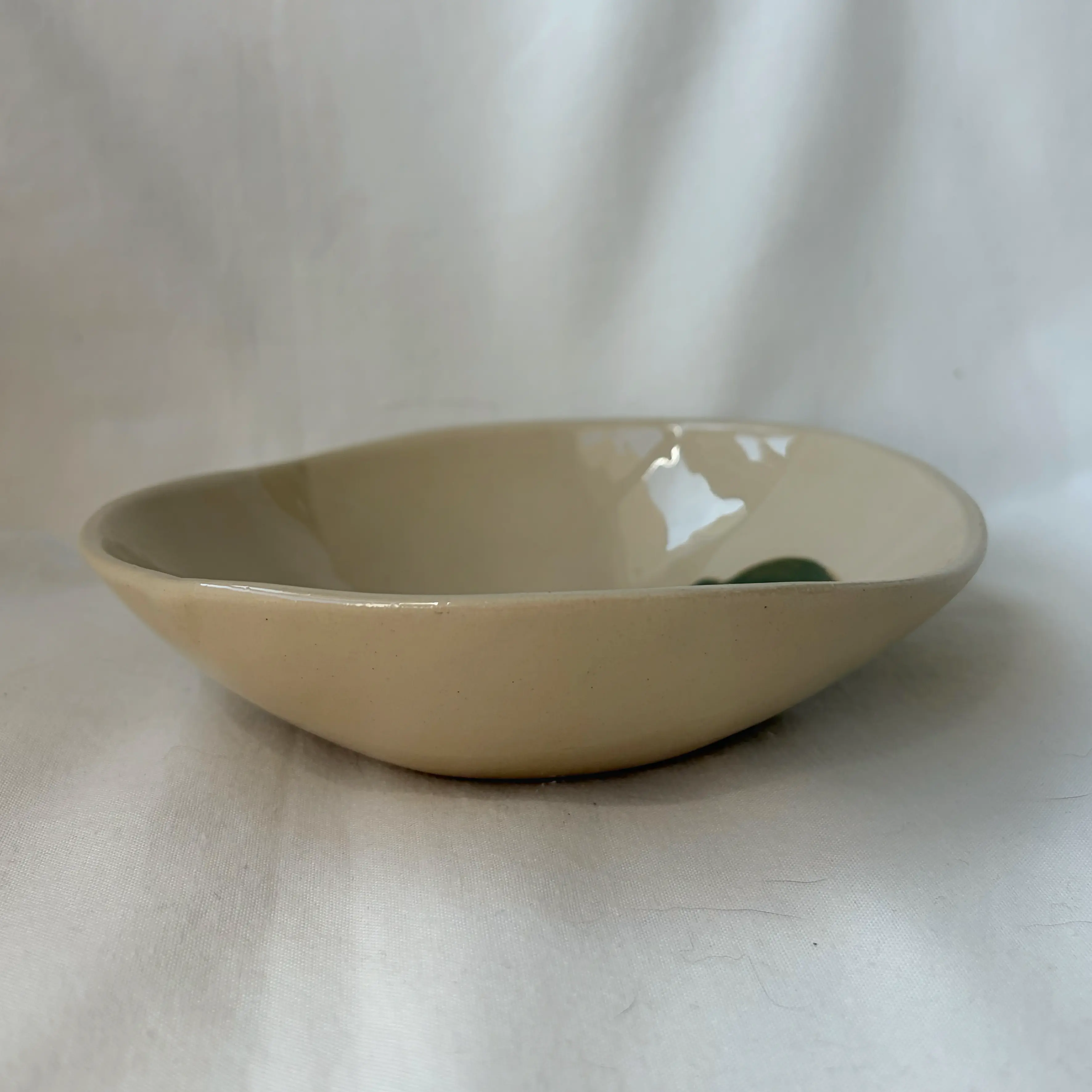 Handmade Ceramic Bowl with Chili Pepper – Small Pottery Bowl