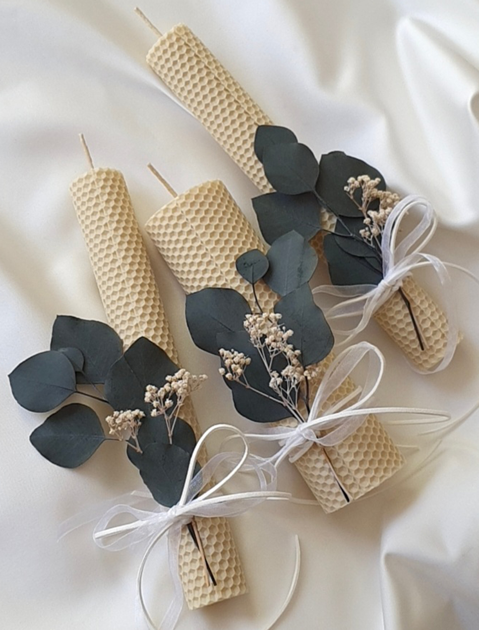 Сімейне вогнище вощина з сухоцвітом та евкаліптом L